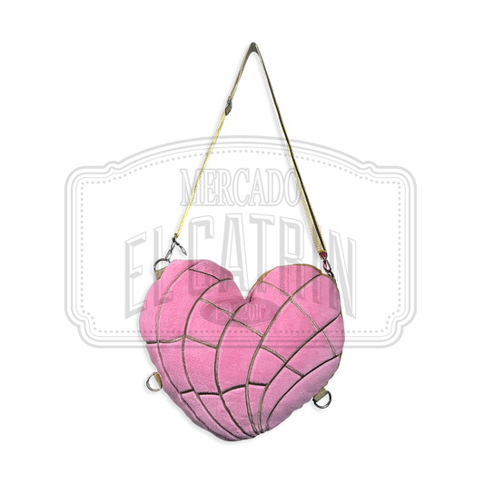 Corazon (Heart) Concha Plush Backpack