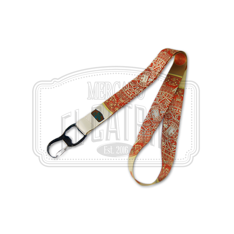 Aztec Calendar (Bottle Opener) Lanyard