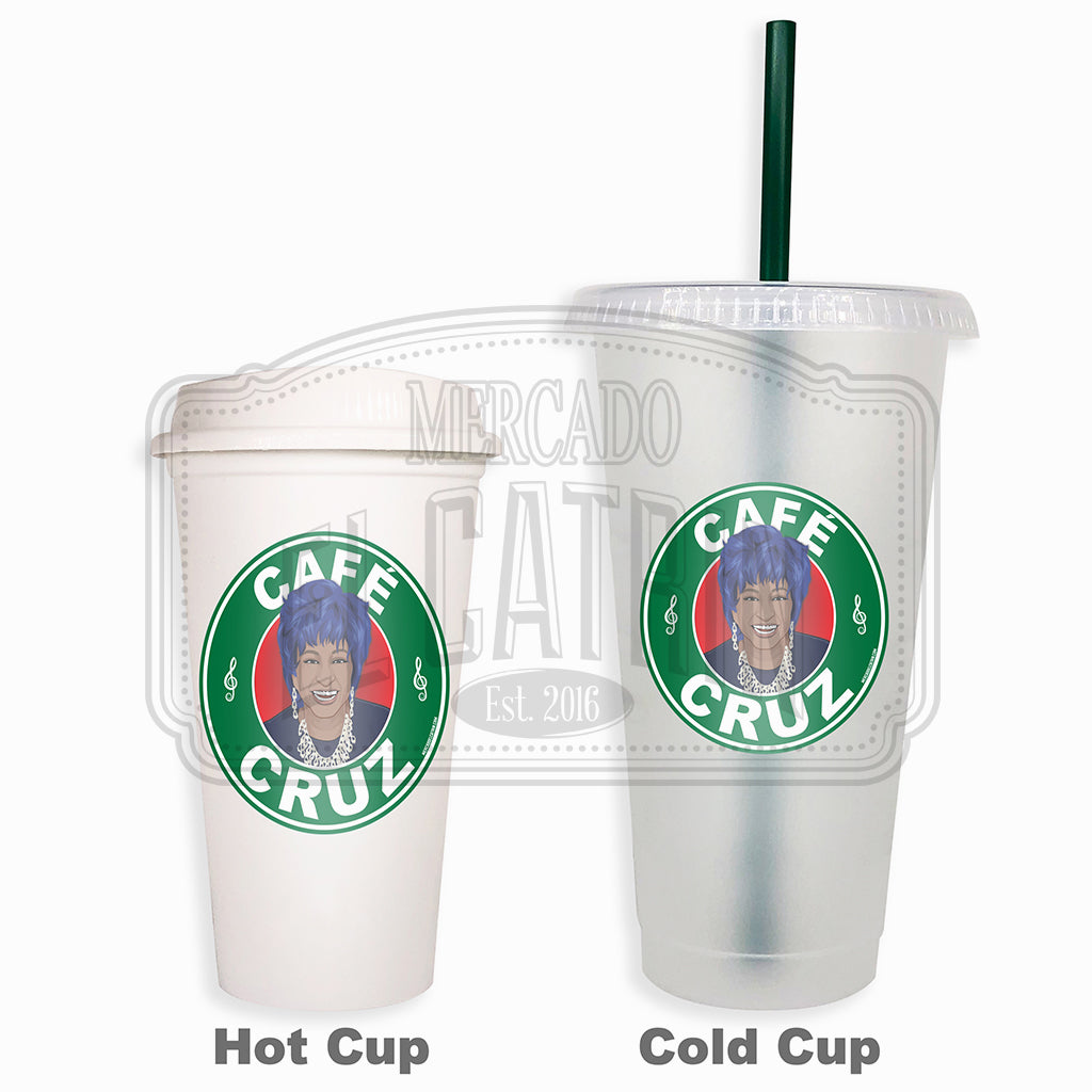 Cafe Cruz (Celia Cruz) - Mercado Reusable Tumbler