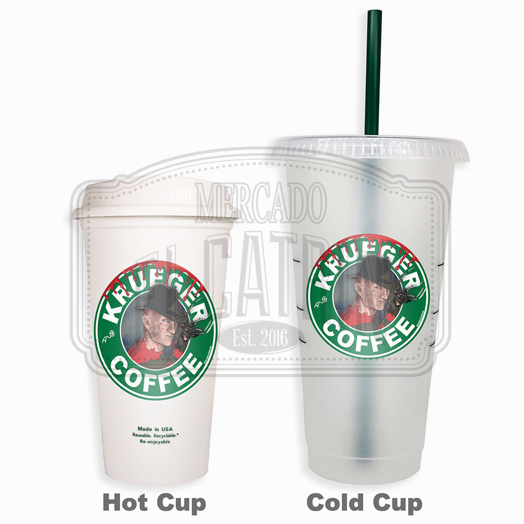 Krueger Coffee (Halloween) - Mercado Reusable Tumbler