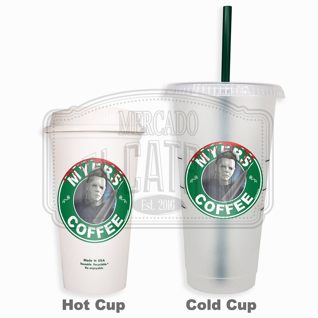 Myers Coffee (Halloween) - Mercado Reusable Tumbler