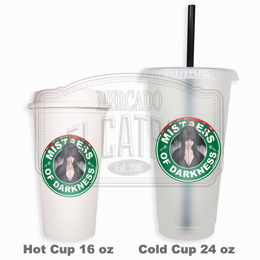 Elvira Coffee (Halloween) - Mercado Reusable Tumbler