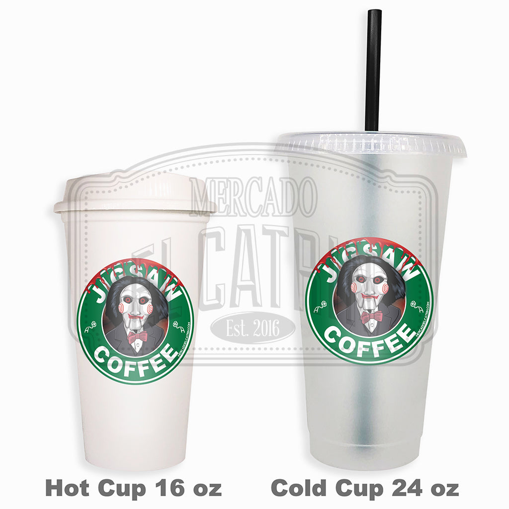 Jigsaw Coffee (Halloween) - Mercado Reusable Tumbler