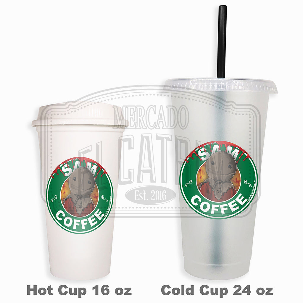 Sam Coffee (Halloween) - Mercado Reusable Tumbler