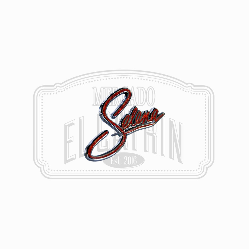 Selena Signature Lapel Pin