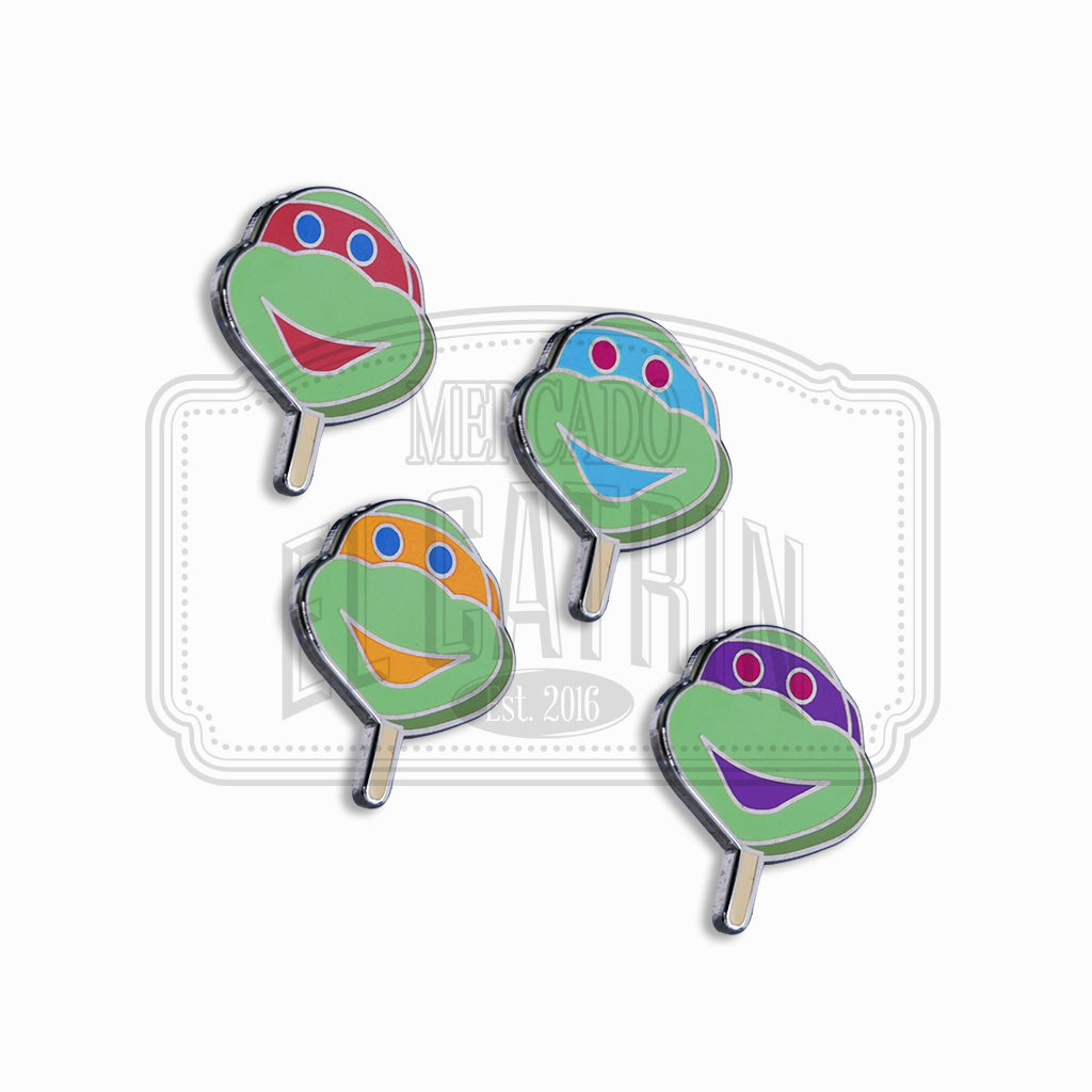 Ninja Turtle Palete Lapel Pins
