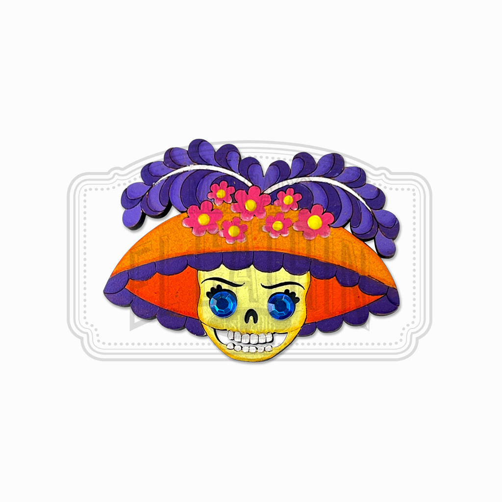 Catrina - Wooden Magnet