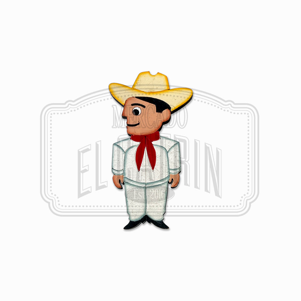 Veracruzano - Traditional Style Wooden Magnet