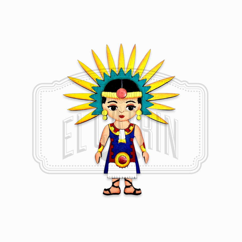 Conchera - Traditional Style Wooden Magnet