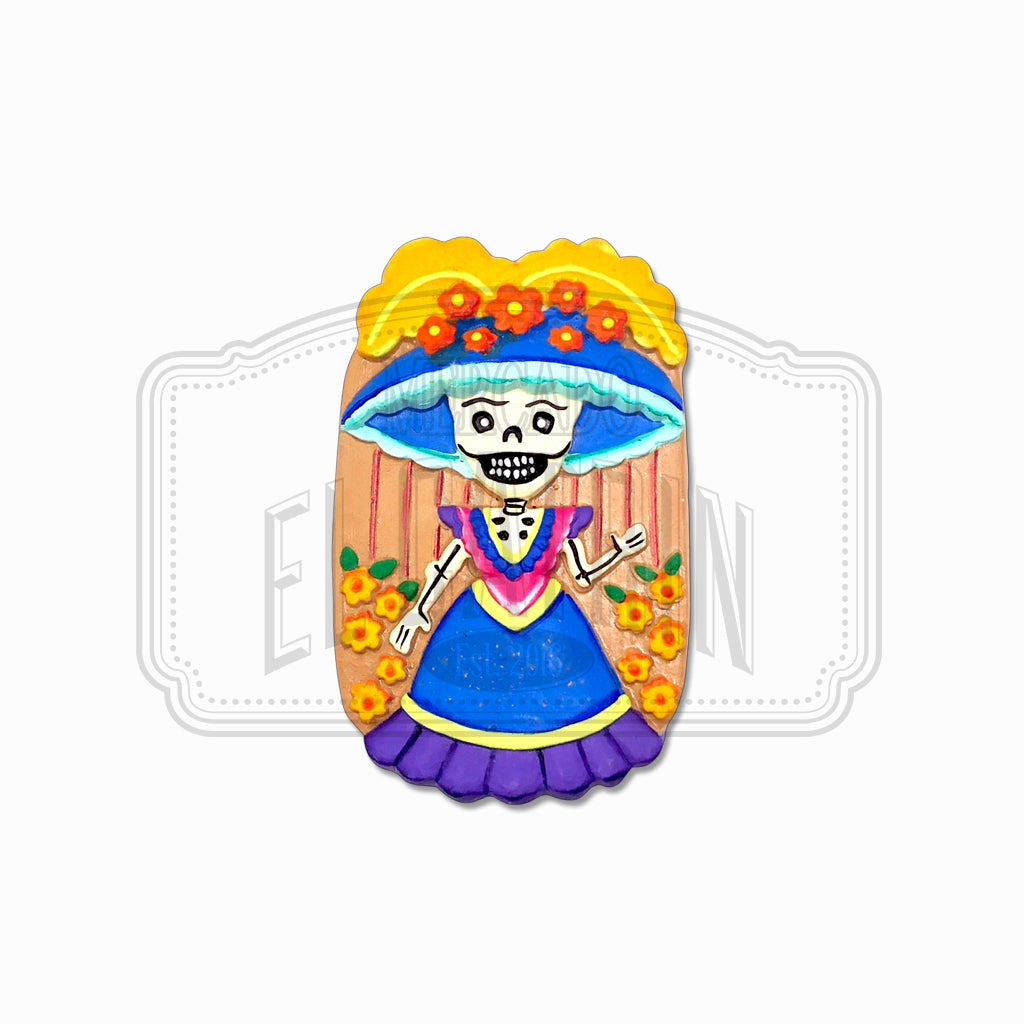 Catrina Clay Magnet