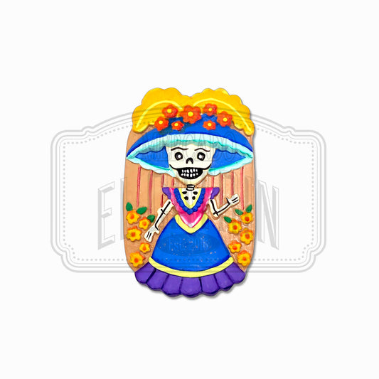 Catrina Clay Magnet