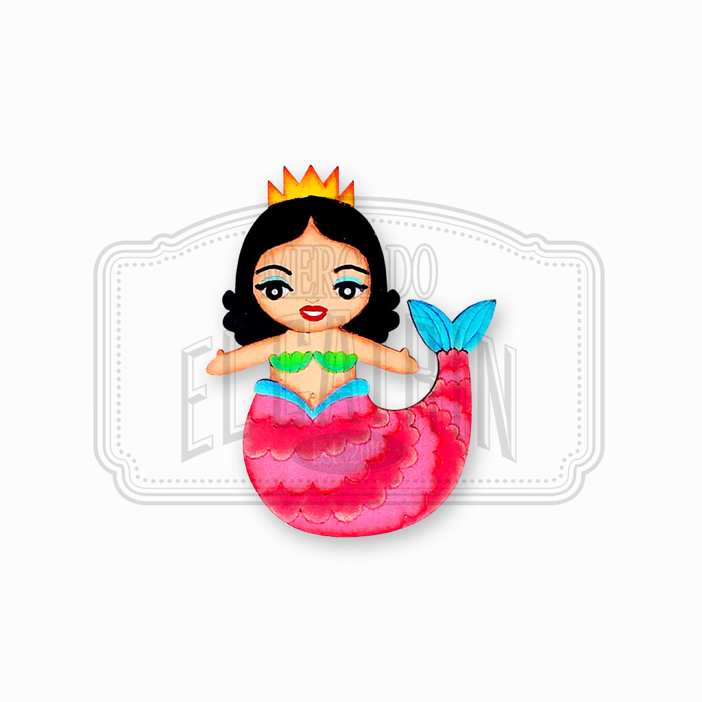 Sirenas - Arte Popular Wooden Magnets