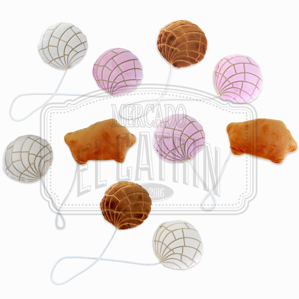 Pan Dulce "Fuzzies" Car Mirror Hangers