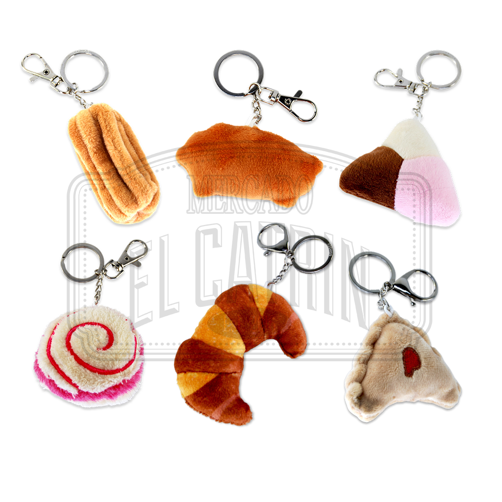 Pan Dulce Plush Keychains