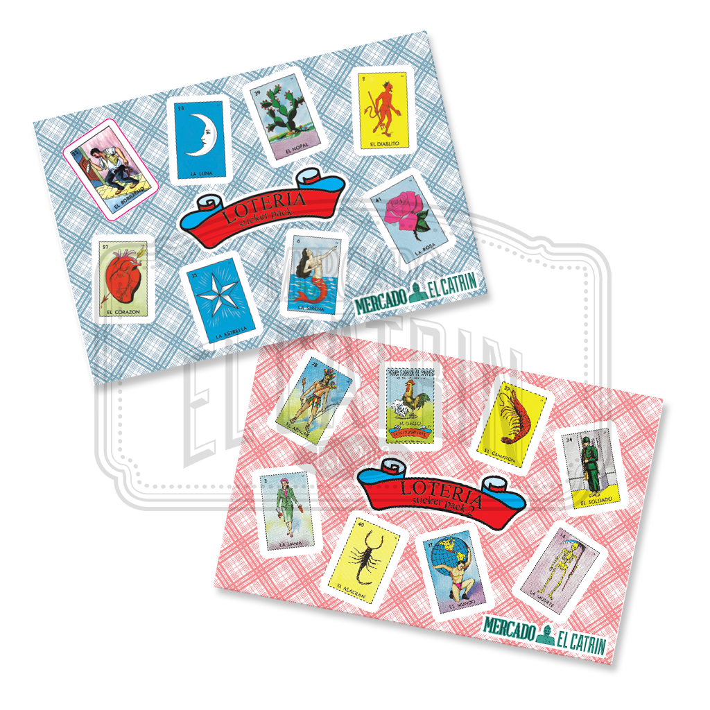 Loteria Sticker Pack – Mercado El Catrin