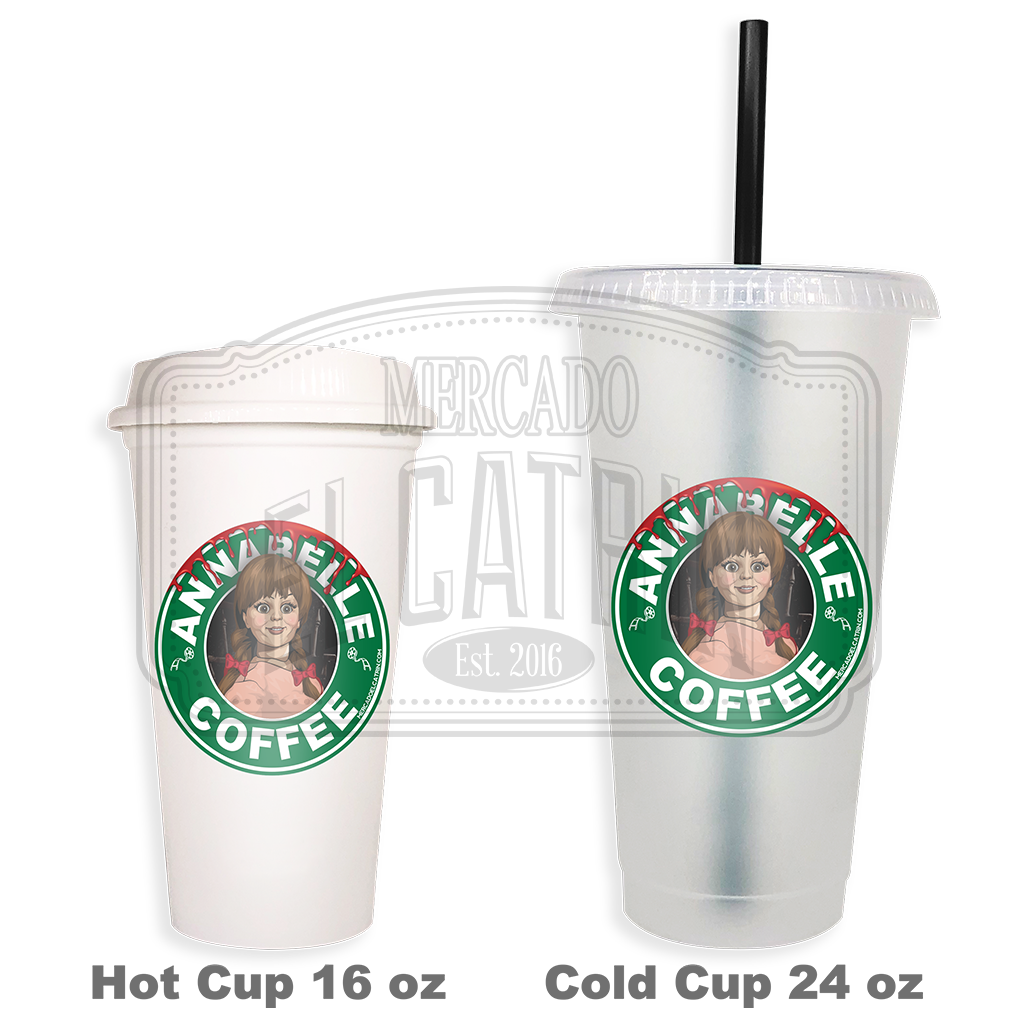 Annabelle Coffee (Halloween) - Mercado Reusable Tumbler