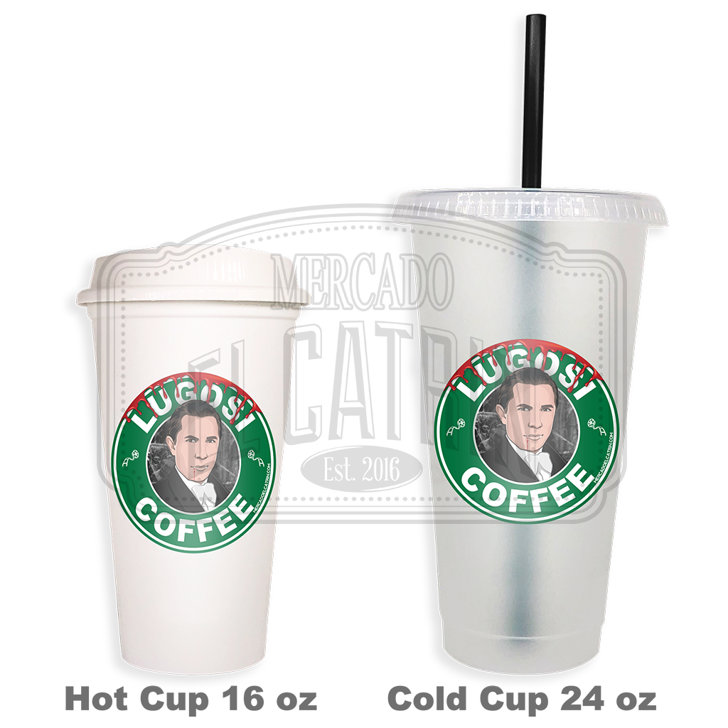 Lugosi Coffee (Halloween) - Mercado Reusable Tumbler