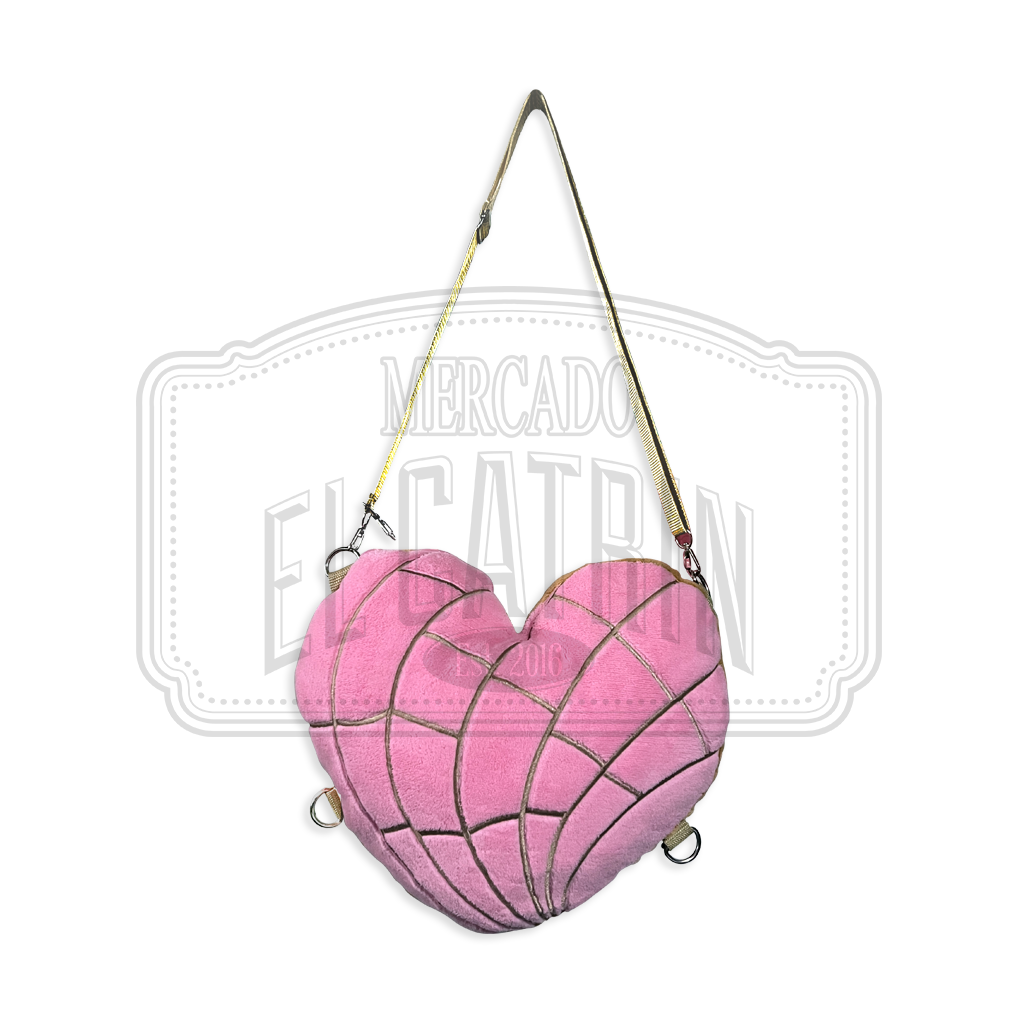 Corazon (Heart) Concha Plush Backpack