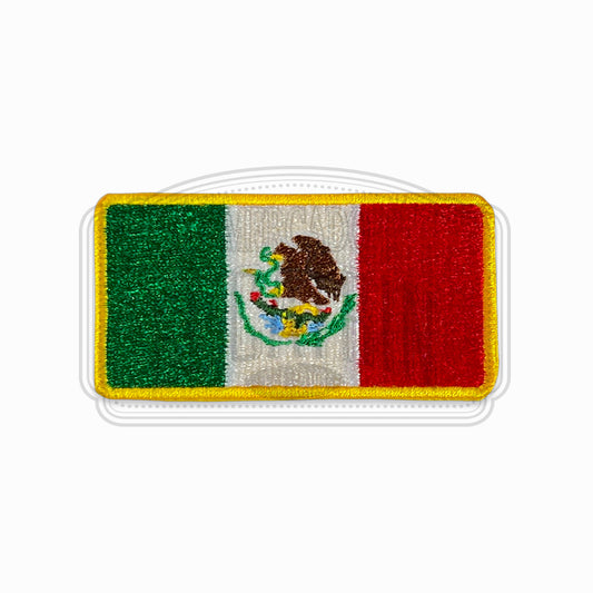 Mexican Flag Embroidered Patch