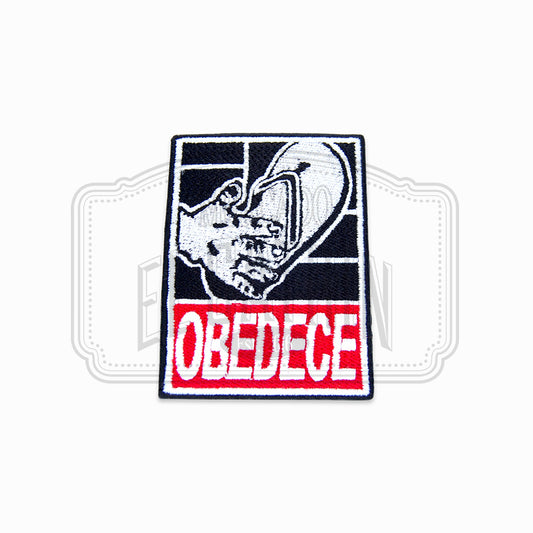 Obedece Embroidered Patch