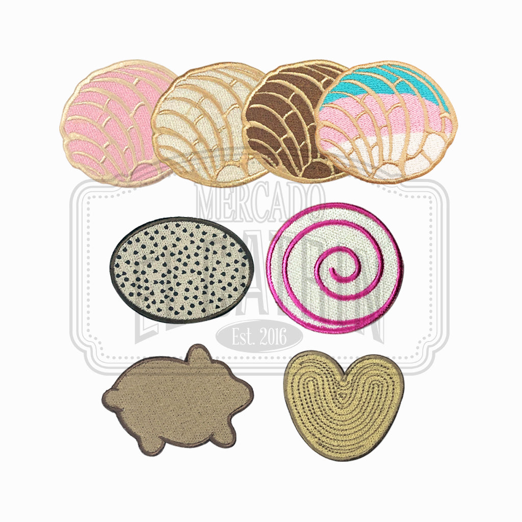 Pan Dulce Mini Embroidered Patches