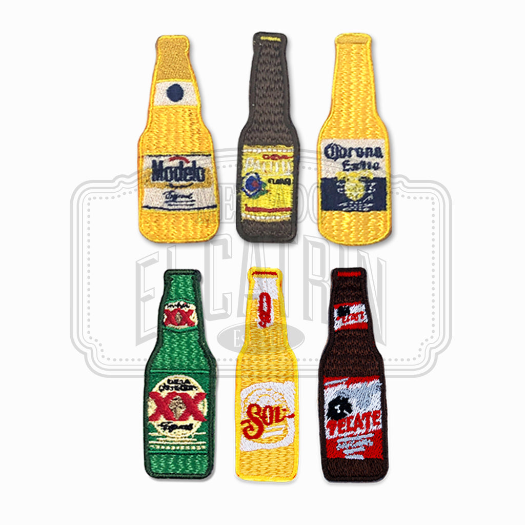Cerveza (Beer) Mini Embroidered Patches