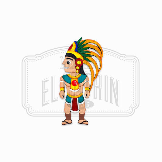 Danzante - Traditional Style Wooden Magnet