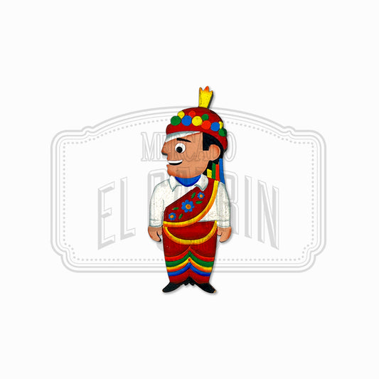 Volador - Traditional Style Wooden Magnet