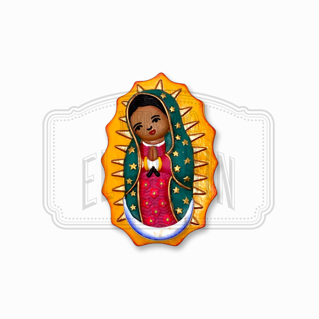 Virgen de Guadalupe Clay Magnet